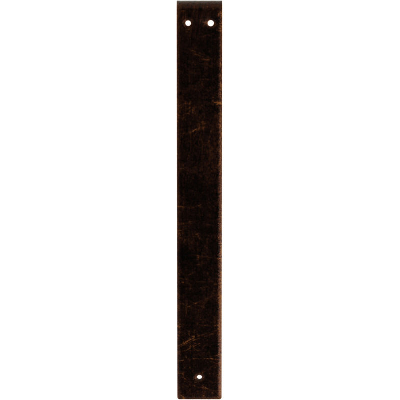 Support traditionnel en acier, Cuivre antique, H 18 po x l 2 po x P 18 po