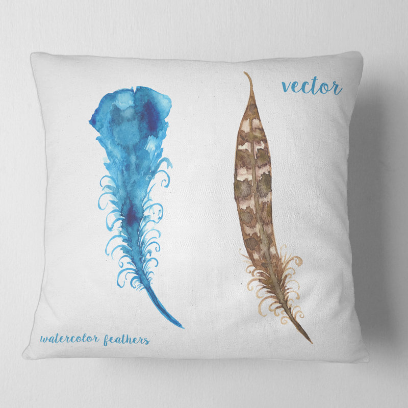 Coussin décoratif à imprimé bohème et éclectique Boho, 16" x 16"