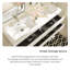 Meuble-lavabo double 59,05 po Quickel-148967817