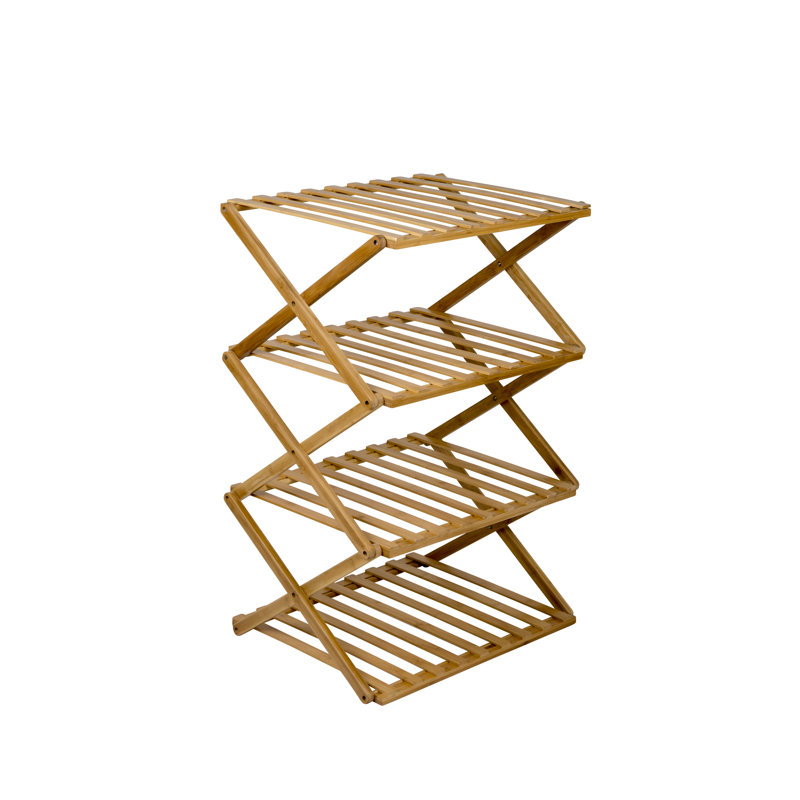 Stackable Solid Wood Shoe Rack