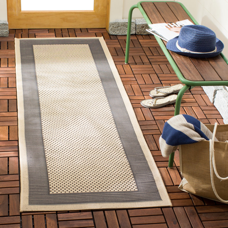 Tapis d'intérieur / extérieur de couleur unie Herefordshire Performance, Tapis de couloir 2 pi 3 po x 20 pi
