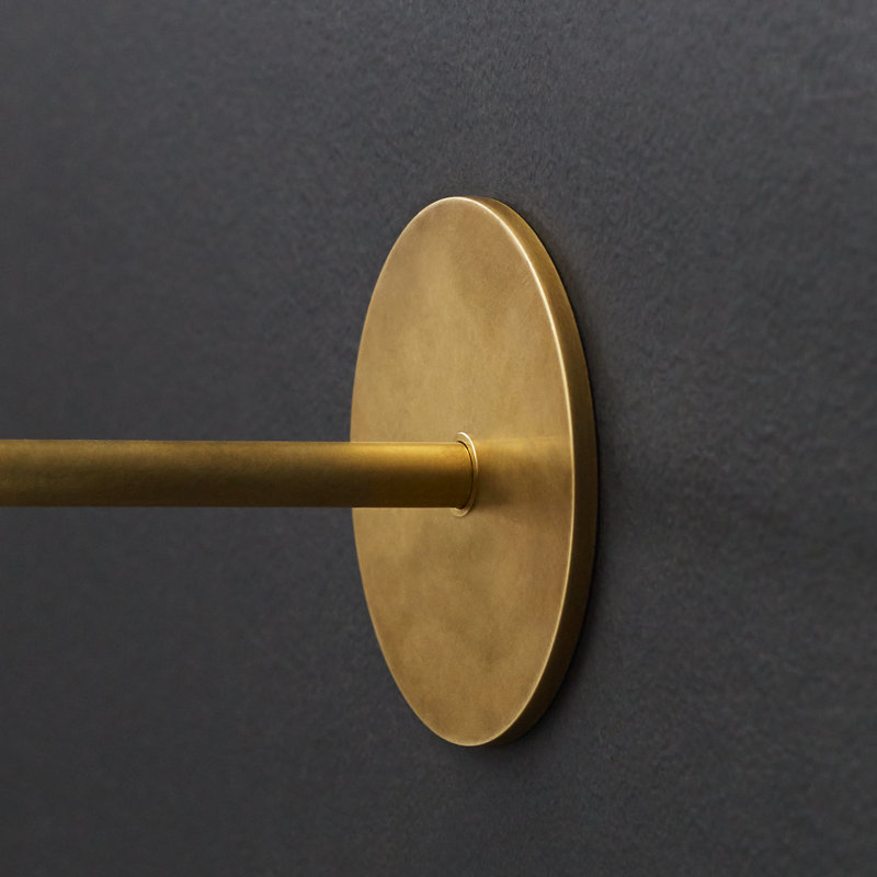 Plural Dimmable LED Wall Mounted Picture Light, Natural Brass