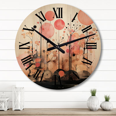 Horloge murale Golden Hue Horizons