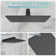 Single Handle 2-Spray Shower Faucet 2.0 GPM With Built-In Niche Drip Free Hand Shower Head