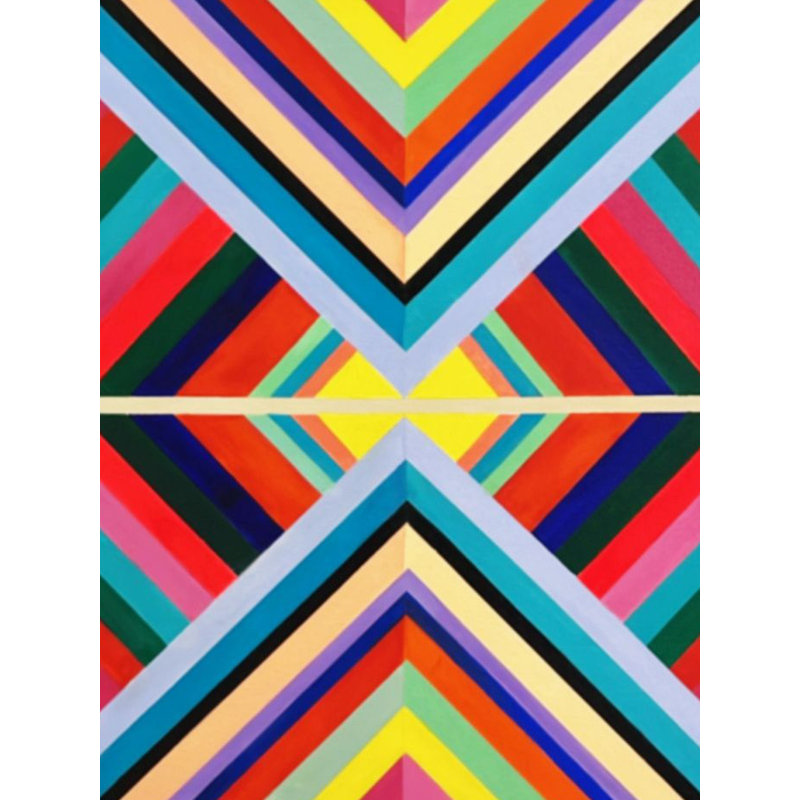 Peinture géométrique | Acrylique sur toile | Par Anshul Gupta