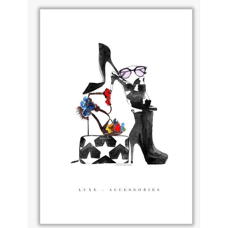 Givenchy Luxe Accessories - Print, No Frame, 59.4cm H x 42cm W x 4cm D