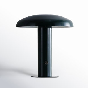 Writzer 11" Contemporary Bohemian Rechargeable/Cordless Dimmable Integrated LED Mushroom Table Lamp
