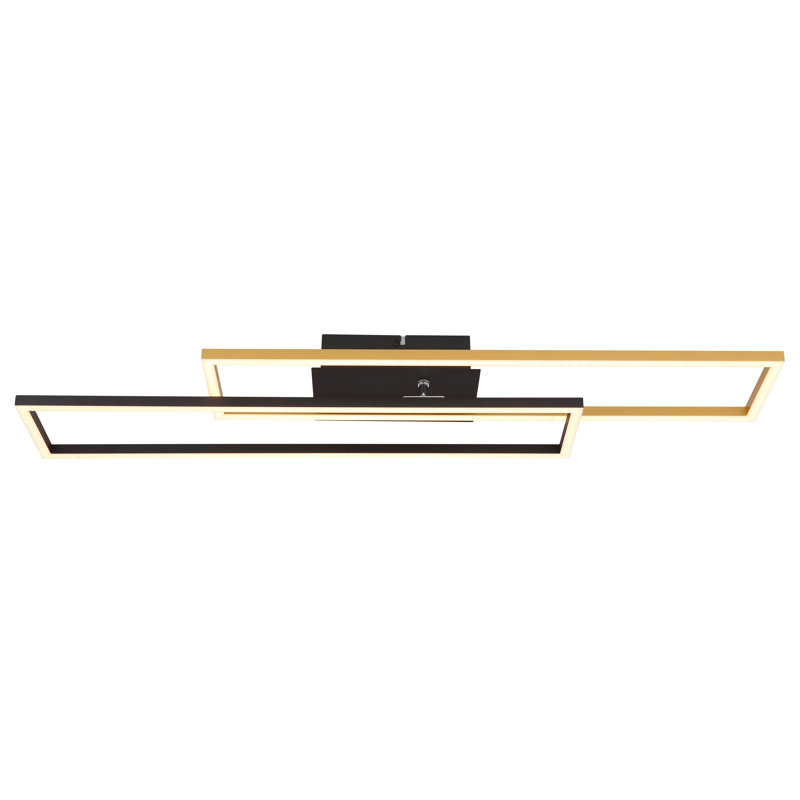 Chanett Aluminium LED Flush Mount, Gold
