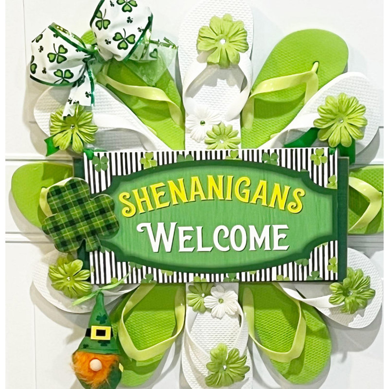 Couronne de 20 po pour la Saint-Patrick