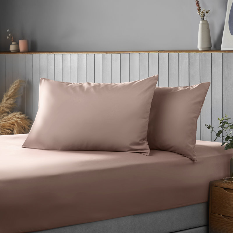 Silentnight Supersoft Plain Microfibre Housewife Pillowcase, Pink