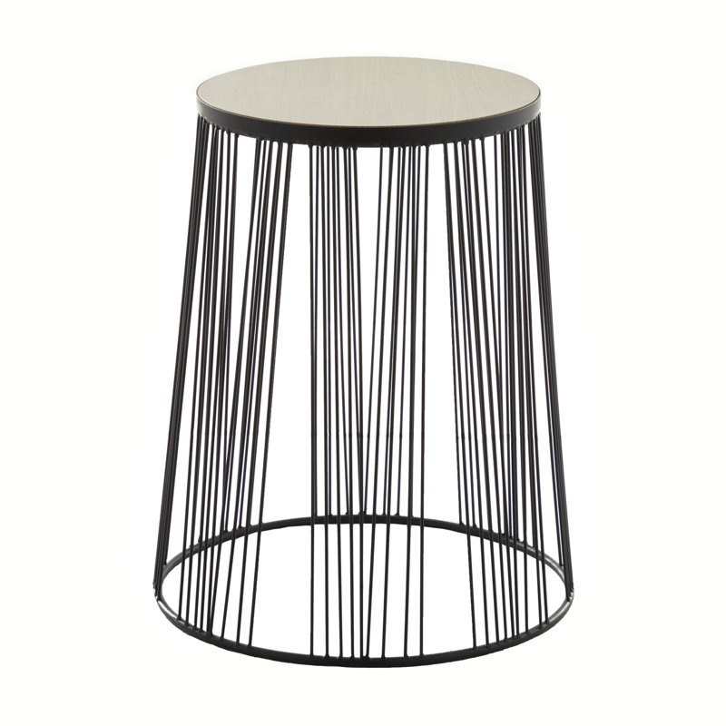 Table de bout avec cadre en fer
