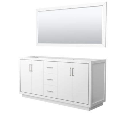 Icon 72" Double Bathroom Vanity Base Only