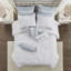 Ensemble d'édredon pour grand lit 4 pièces 100% coton Crystal Beach-10335301