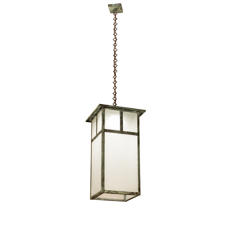 Luminaire suspendu carré à 1 lumière Gologan
