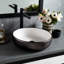 Bliss Ceramic Round Drop-In Bathroom Sink-1552483310