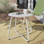 Table d'appoint en acier Ebern Designs-1725342444