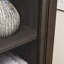 Armoire avec éléments en verre pour la salle à manger - Bureau et tiroir brun moderne