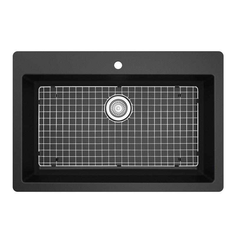 Karran 28-1/4 In. X 14-1/4 In. Stainless Steel Bottom Grid Fits Qt-812 and Qu-812