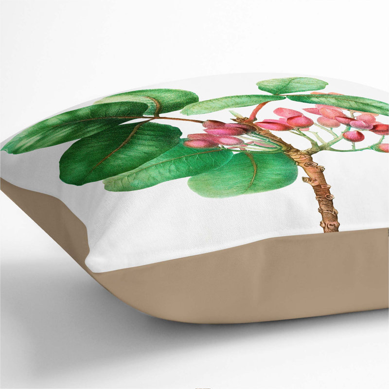 Square Cushion, 40cm H x 40cm W x 15cm D, Stone