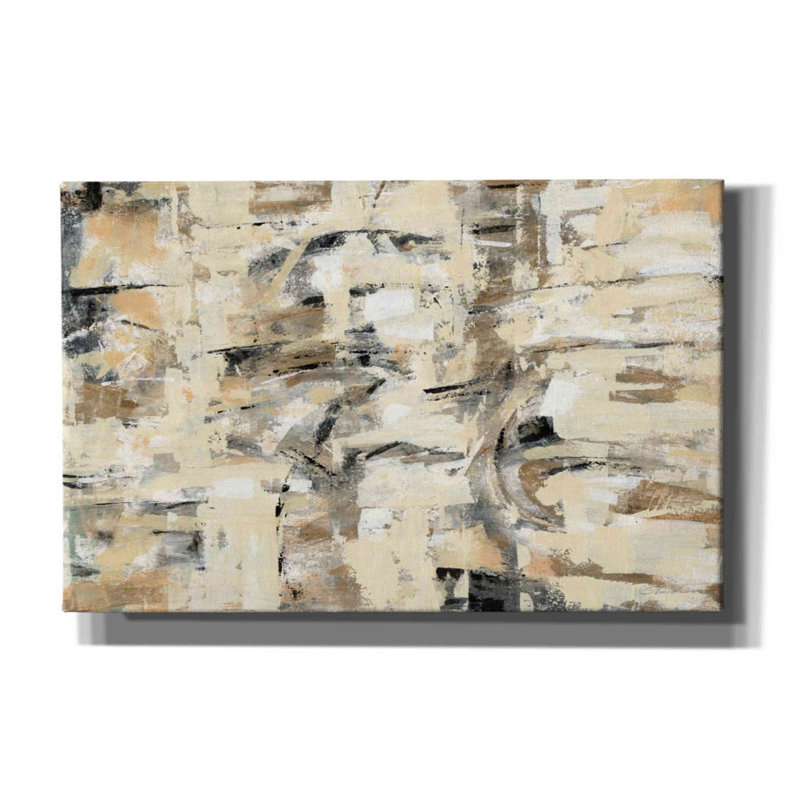 «Tone On Tone» par Silvia Vassileva, art mural sur toile, H 26 po x l 40 po x P 1,5 po