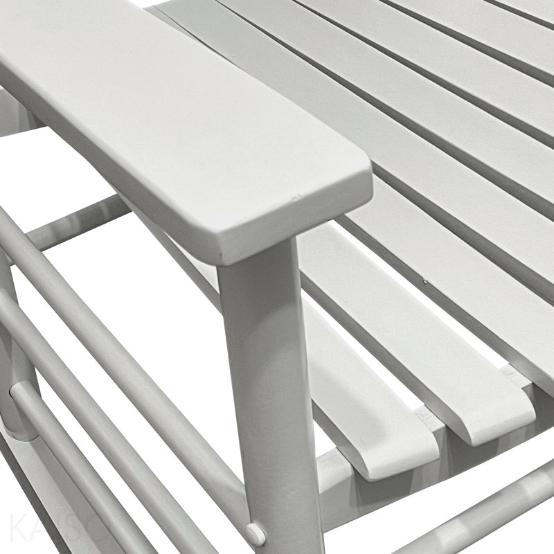 Chaise berçante balcon pour adulte - blanc
