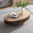 Oval Handcraft Drum Coffee Table-1921297792