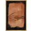 Impression sur toile encadrée de chambre à coucher abstraite classique minimaliste classique orange brun classique-108345456-108345460