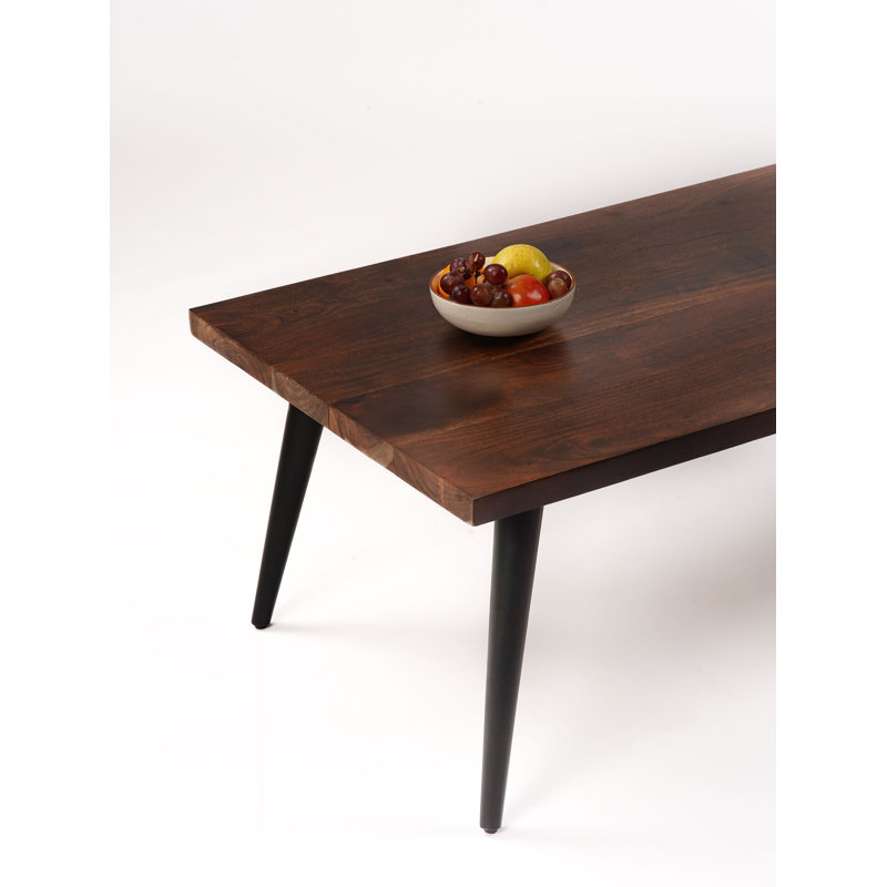 Table de bout Juden, Noir naturel, H 30 po x l 36 po x P 70 po