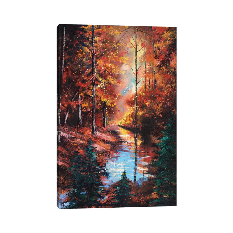 Little Buffalo Creek by Christopher Lyter - Wrapped Canvas Painting, 101.60cm H x 101.60cm W