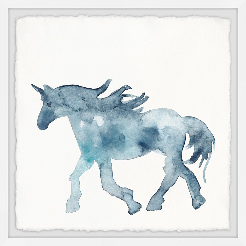 Drew Unicorn Legend, ensemble de 3 œuvres d'art encadrées, H 32 po x L 32 po x l 1,5 po