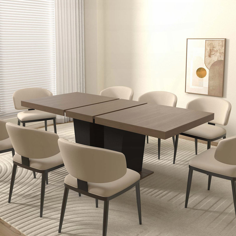 Extendable Dining Table for 4-10 People