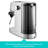 CASABREWS 3700 Essential 20 Bar Espresso Machine with Steam Wand, Compact Espresso Maker with 43.9oz Removable Water Tank for Home, Stainless Steel.-100041673