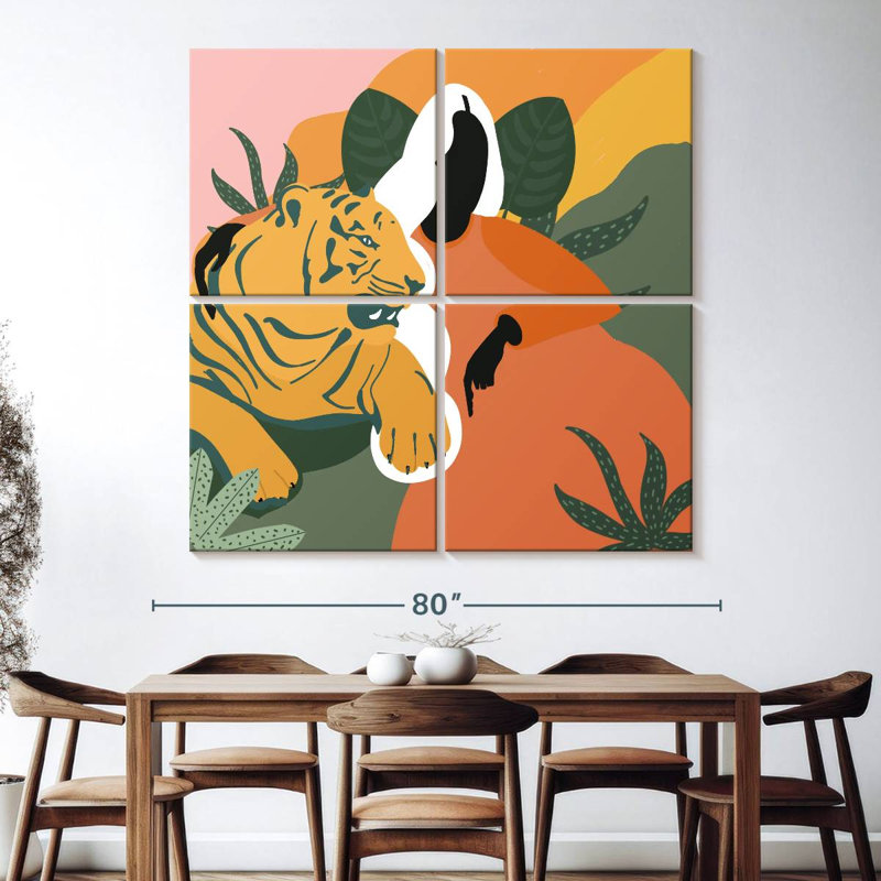 Leisha Mother Nature IV, 74" H x 74" W
