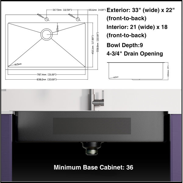 Dimensions du produit
