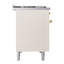Cuisinière ILVE Nostalgie II Series 48 po à double combustible avec 8 brûleurs scellés et plaque de cuisson (gaz naturel, porte pleine)-812063062-812063141