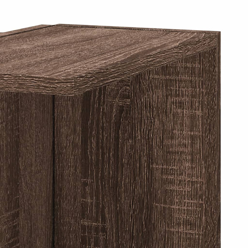 Rodaisha Floating Shelf, Brown Oak
