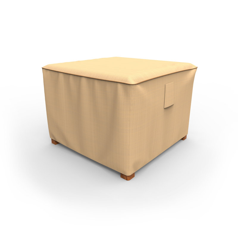 Ivan Outdoor Square Side Table/Ottoman Cover, Medium - 22"H x 26"W x 26"L