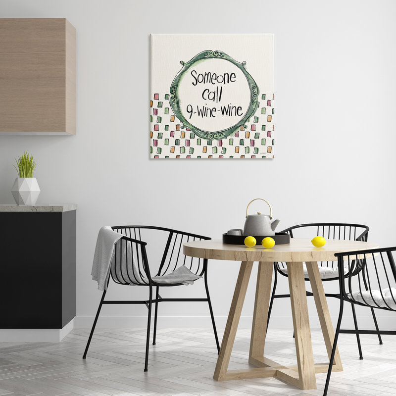 «Funny Wine Sentiment» par Anne Tavoletti, H 30 po x l 30 po