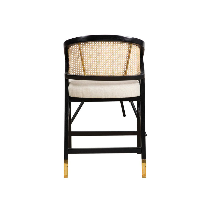 Royce 38" Tall Counter Stool, Black