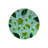 Green Tones Leaf And Kiwi Patterned Round Woven Base Modern Decorative Carpet-1936338604