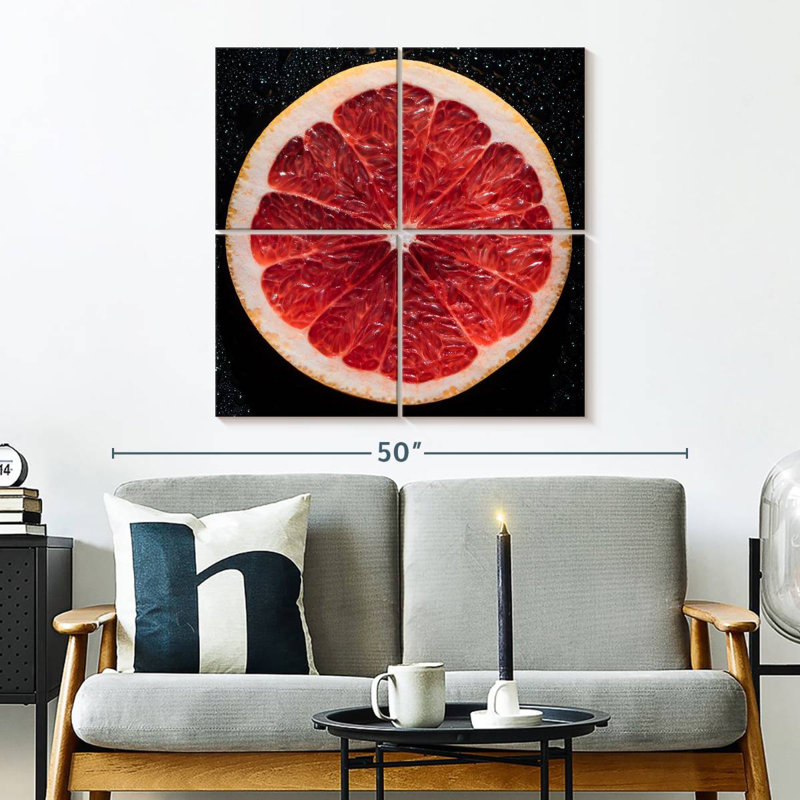 Grapefruit, 32" H x 32" W