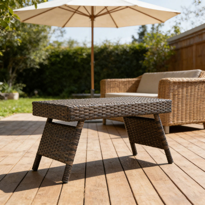 Patio Side table, Mocha
