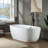 Echo 1 Bathroom Freestanding Tub Filler with Hand Shower and Diverter-1276217901