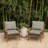 ARDEN 1 - Piece Outdoor Seat/Back Cushion-96841321