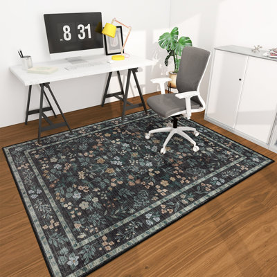 Protecteur de plancher de tapis de chaise et rehausseur de style pour les espaces de bureau à domicile ou de salle à manger