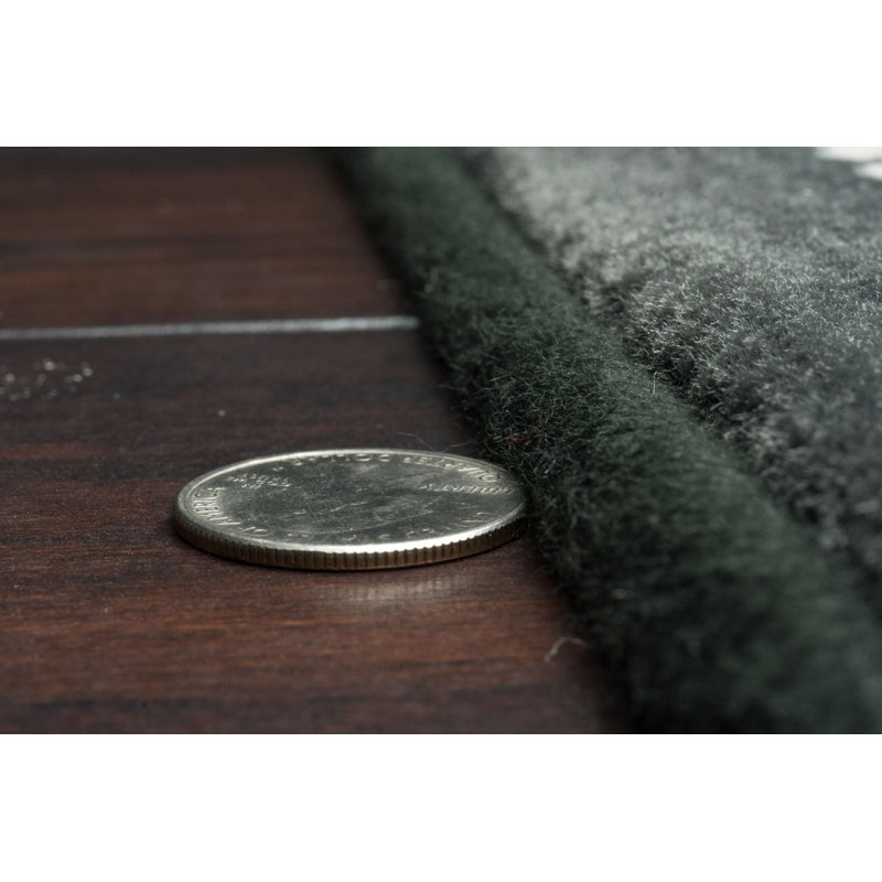 Tapis gris anthracite/gris oriental Attell, Rectangle 9 pi 2 po x 12 pi 10 po