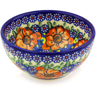 Polish Pottery Stoneware Dining Bowl
