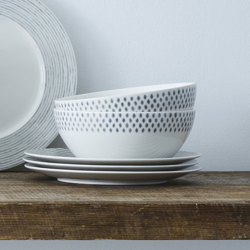 Petit bol de service Noritake, 47 oz., Gris