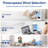 Kloudic Portable Fan, Evaporative Air Cooler, Personal Fan, Desktop Fan Cooling With 3 Speeds, Small Air Conditioner For Room