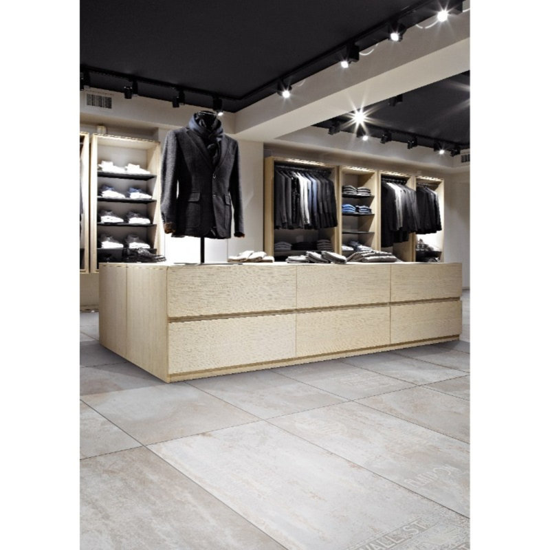 City 12" x 24" Porcelain Field Tile, Matte White
